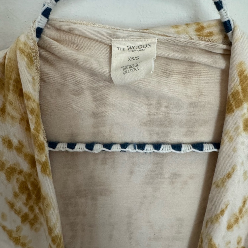 Tie-Dye Kimono Robe. Kate Quinn the woods collection - Picture 2 of 2